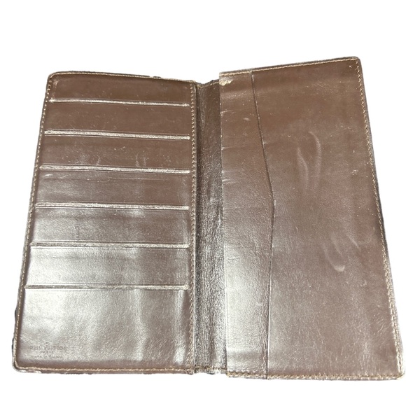 Louis Vuitton Monogram Wallet | 6 CC Slots/Cash Slot/Checkbook | Great Condition - Picture 4 of 6